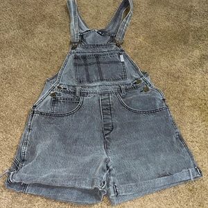 Vintage guess overalls shorts